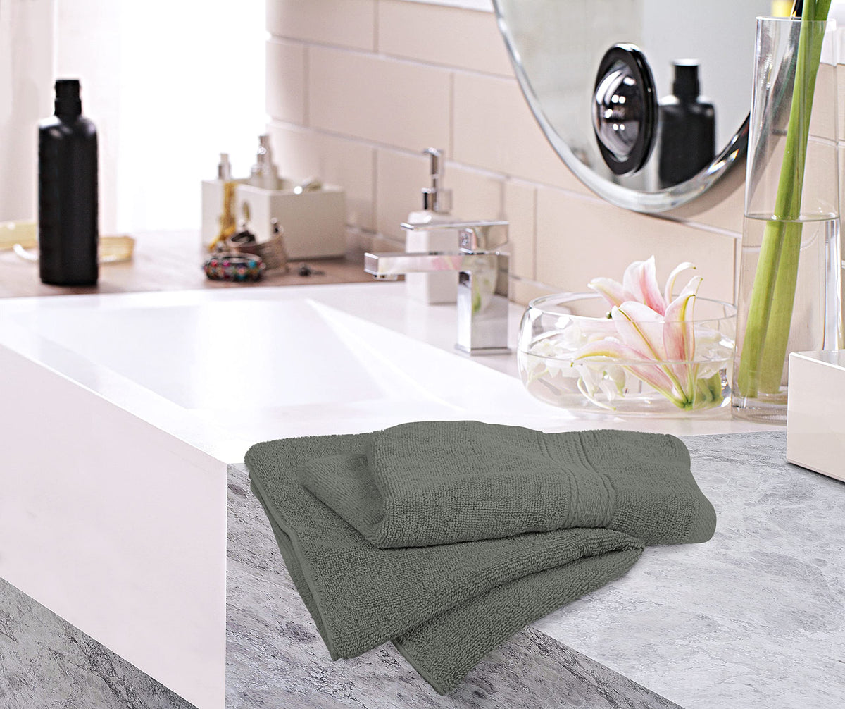Utopia Towels 6 Pack Premium Hand Towels, 16 by 28 inches, 100% Ring Spun Cotton, Soft and Absorbent 600 GSM Towels for Bathroom, Gym, and Hotel, Grey ๐ All In One Marketplace Canada