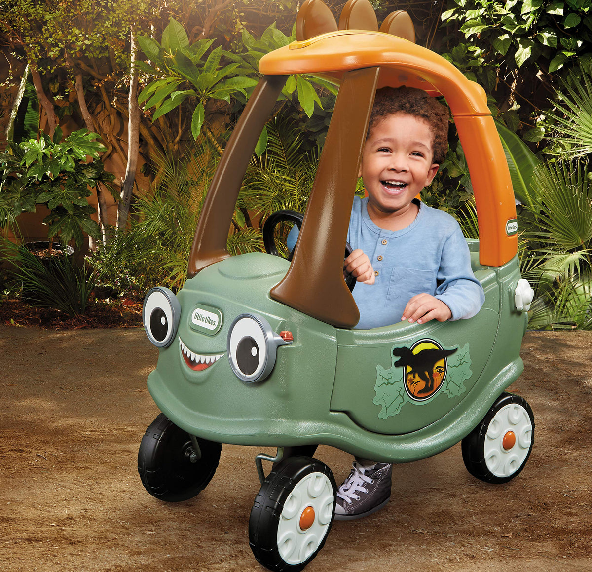 little tikes T-Rex Cozy Coupe by Dinosaur Ride-On Car for Kids, Multicolor Large ๐ All In One Marketplace Canada