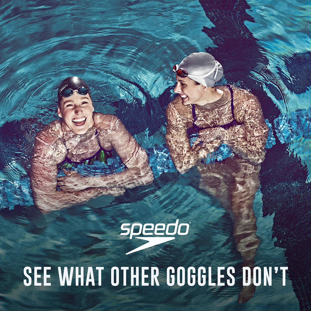 Speedo Women's Swim Goggles Mirrored Vanquisher 2.0 - Silver Ice, One Size ๐ All In One Marketplace Canada