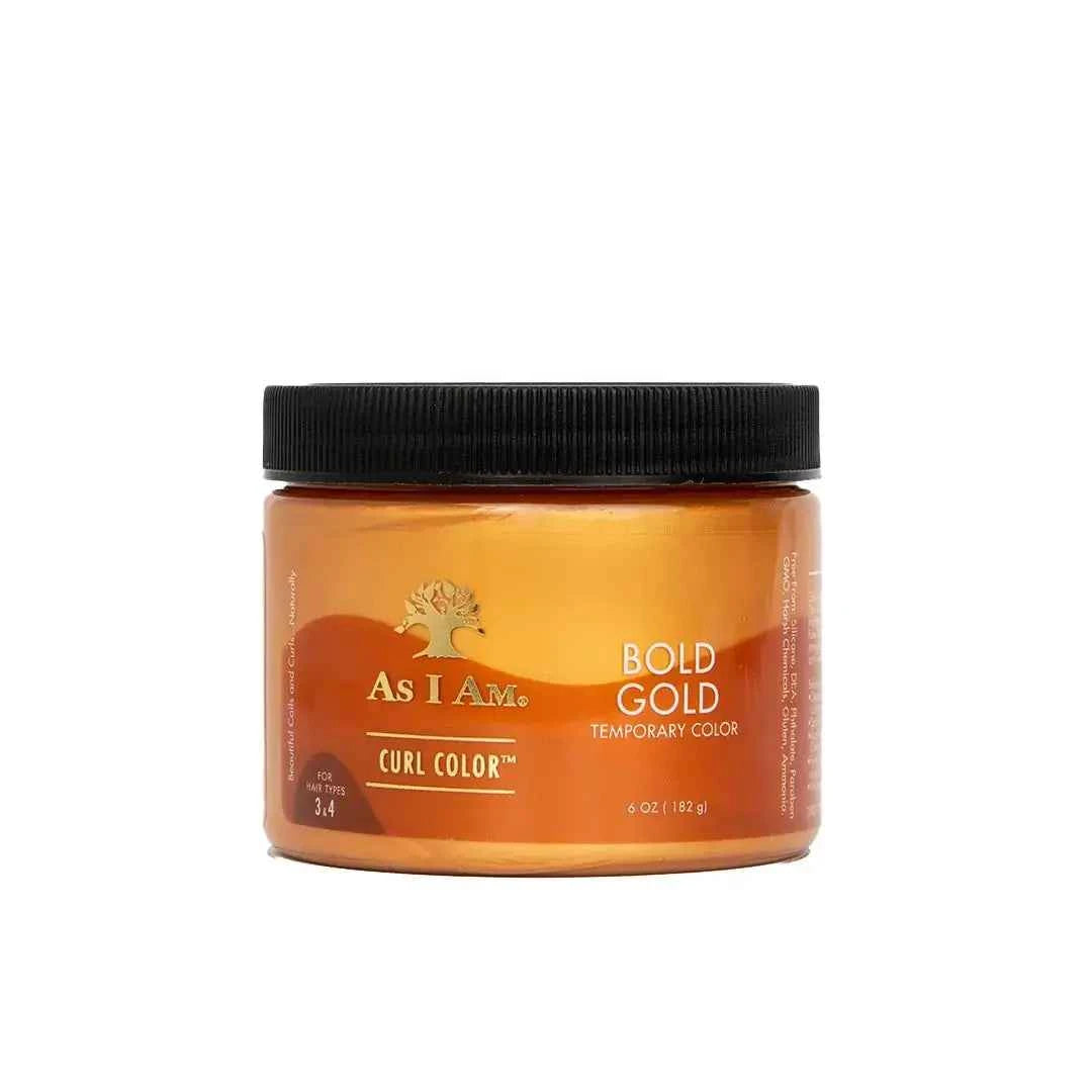 As I Am Temporary Curl Color - Bold Gold 6 oz
