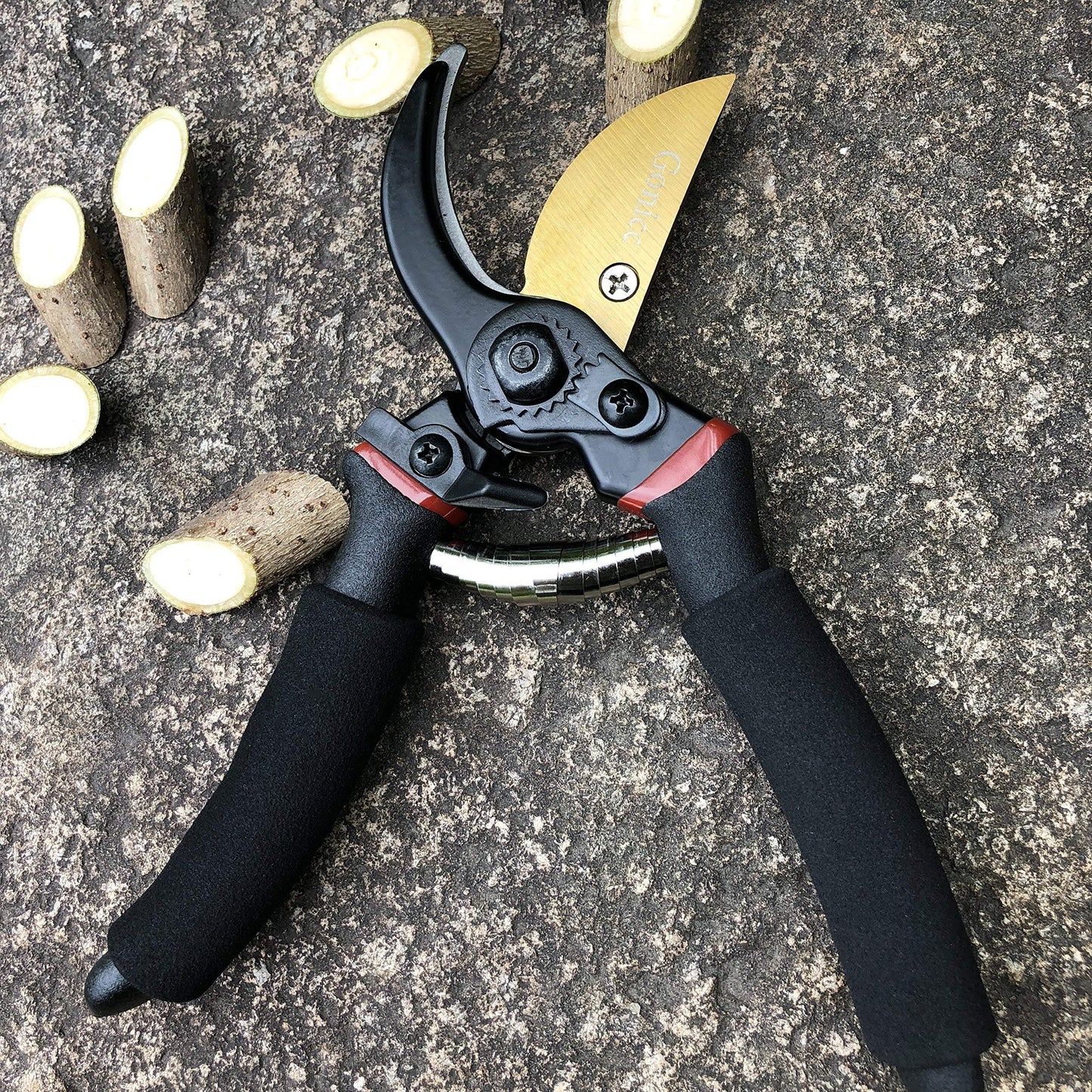 gonicc 8" Professional Premium Titanium Bypass Pruning Shears (GPPS-1003), Hand Pruners, Garden Clippers. ๐ All In One Marketplace Canada