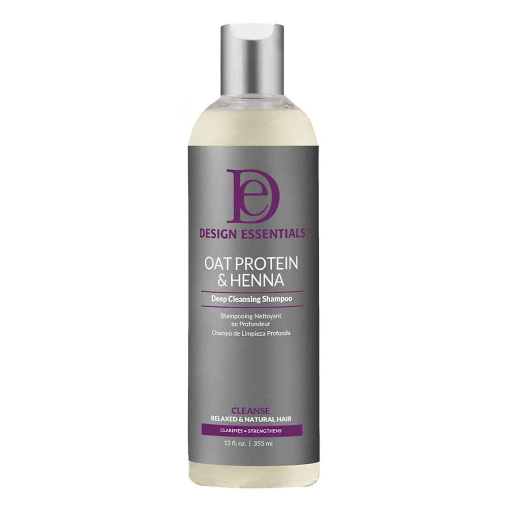 Design Essentials Oat Protein & Henna Deep Cleansing Shampoo 12 oz