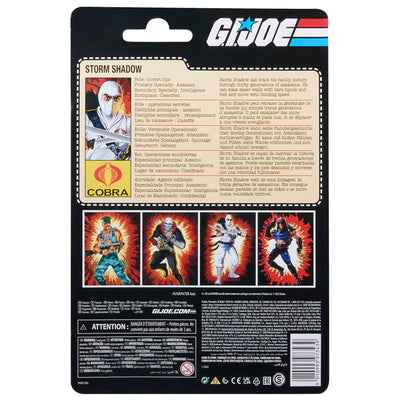G.I. Joe Classified Series Storm Shadow - Retro Carded ( SUB PAR package )