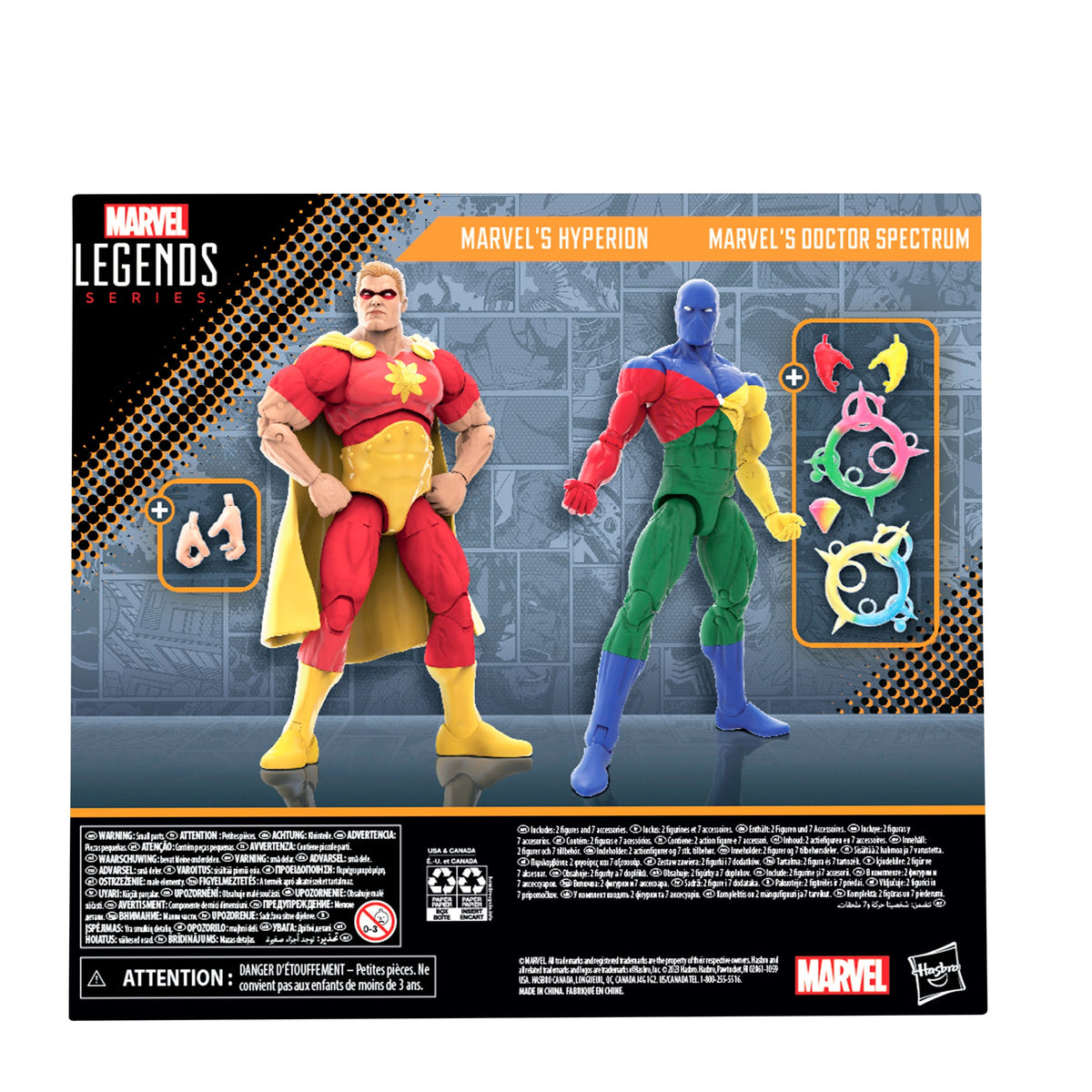 Marvel Legends Series - Squadron Supreme Hyperion and Doctor Spectrum