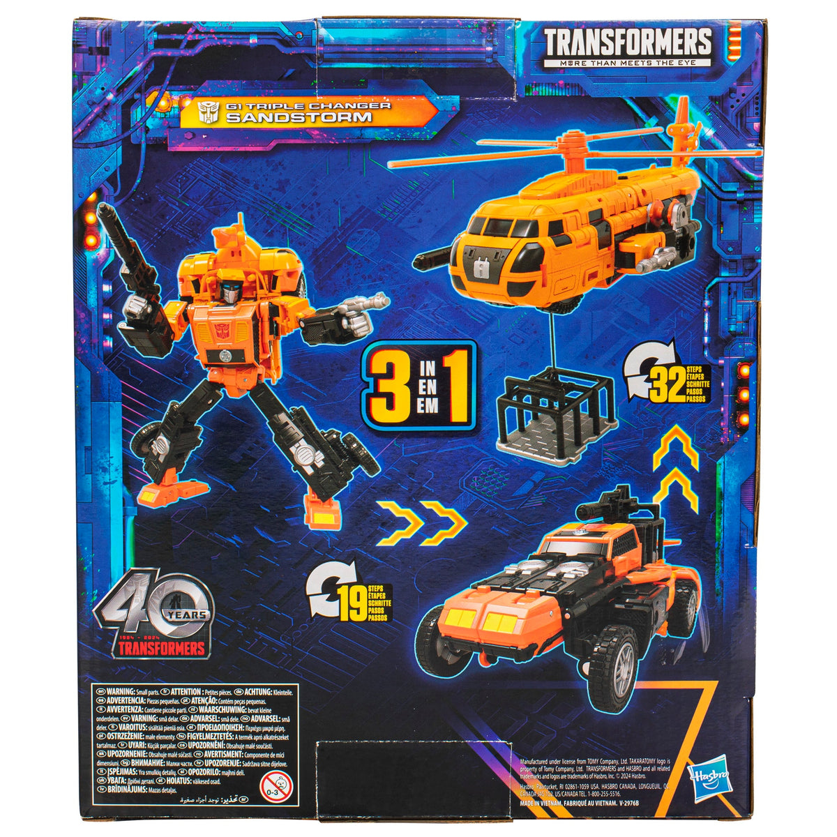 Transformers Legacy United Leader Class G1 Triple Changer Sandstorm
