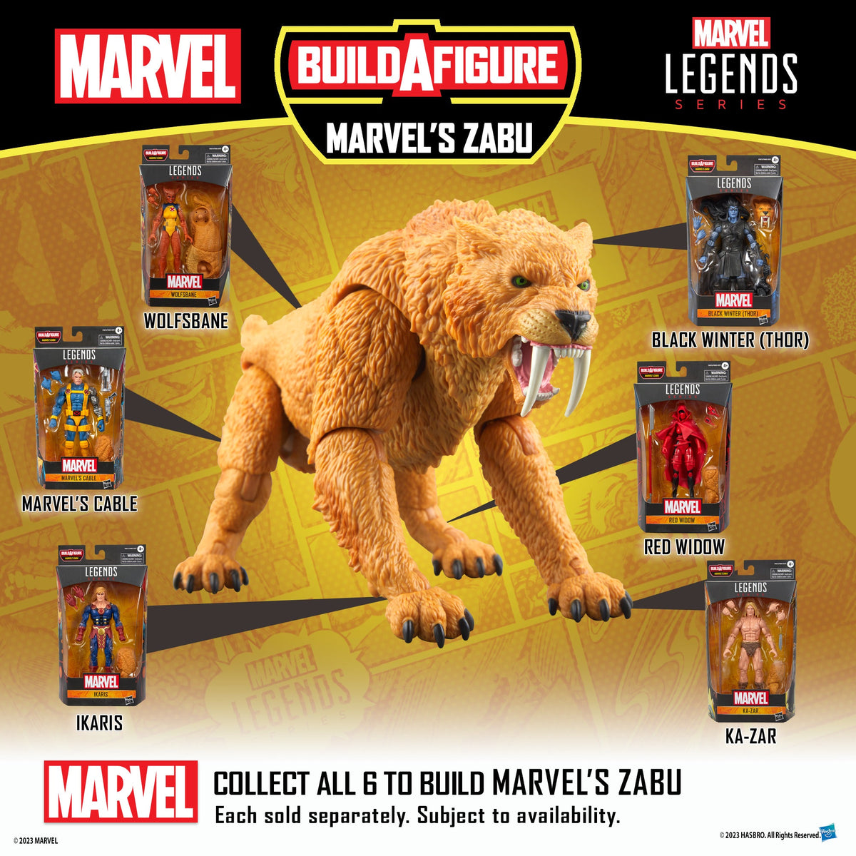 Marvel Legends Series - Zabu Build a Figure - Zabu Baf
