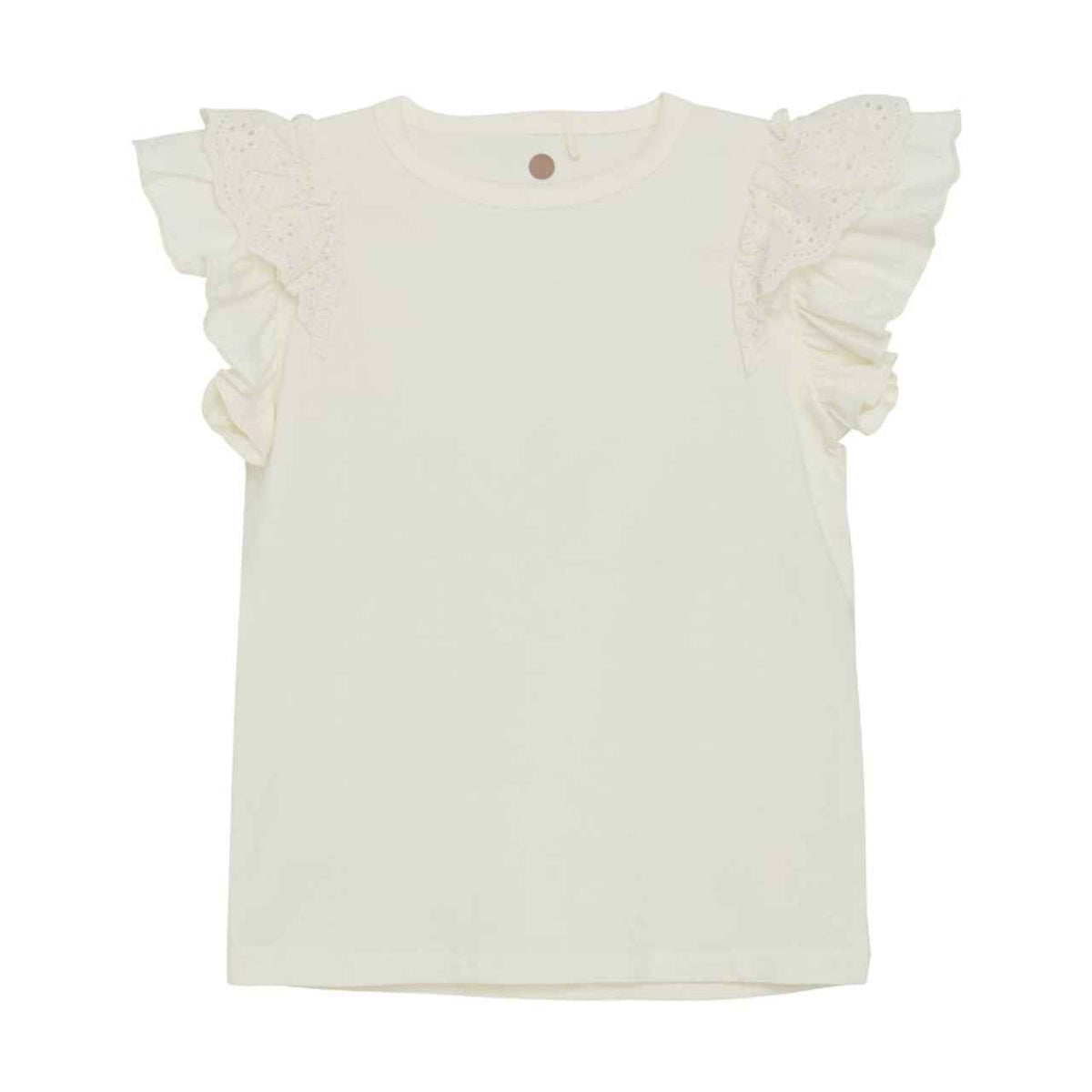Kid Girl T-shirt SS | Egret | En Fant