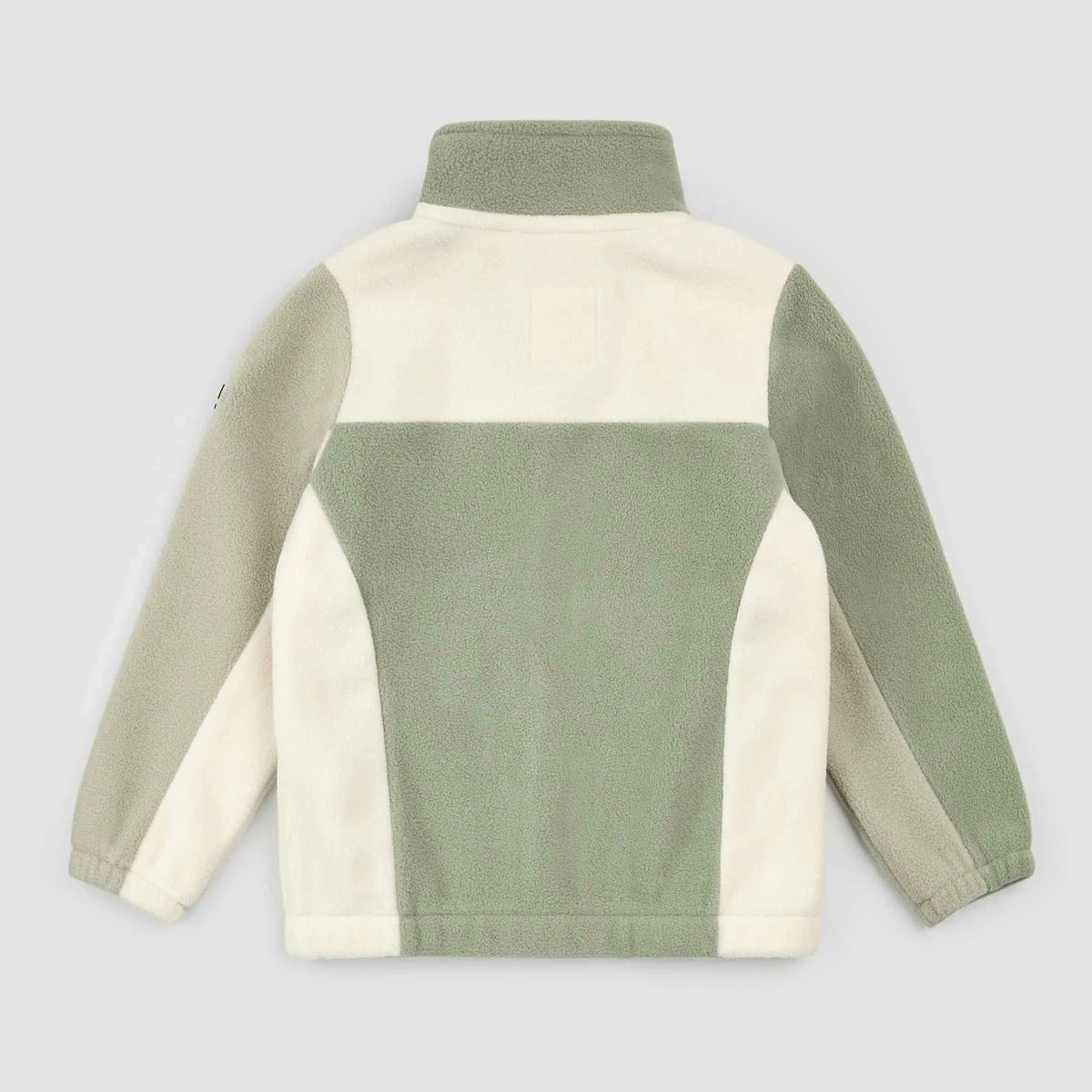 Fleece Jacket | Color Block on Sage | Miles the Label
