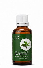 BY NATURES 100% PURE ESSENTIAL TEA TREE OIL 1OZ