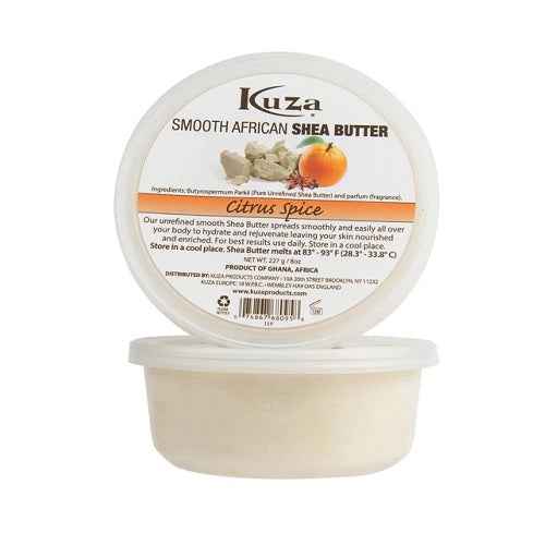 Kuza Smooth African Shea Buteer - Citrus Spice 8 oz