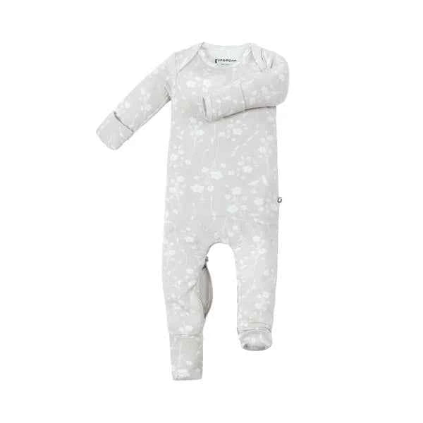 Convertible Footie | günamüna | Magnolia | Gray