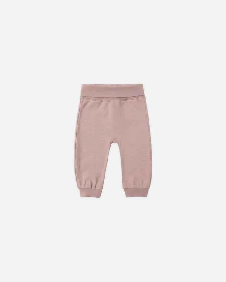 Baby Pant | Mauve | Quincy Mae