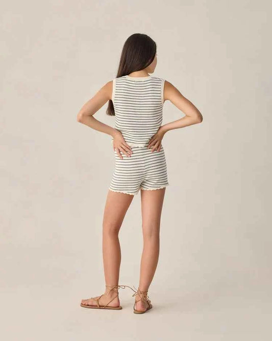 Teen Knit Vest Set | Marine Stripe | Rylee & Cru