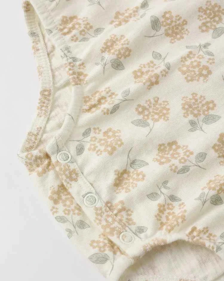 Bubble Onesie | Yellow Ditsy | Rylee & Cru