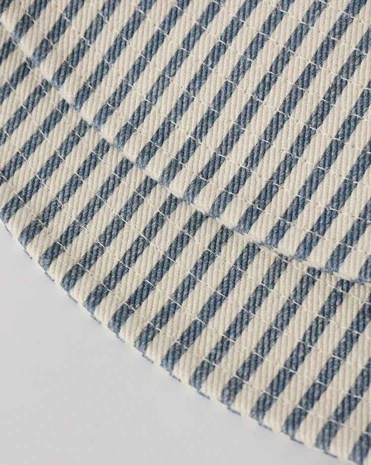 Bucket Hat | Railroad Stripe | Rylee & Cru