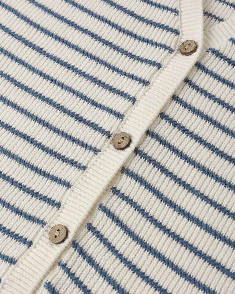 Teen Knit Vest Set | Marine Stripe | Rylee & Cru