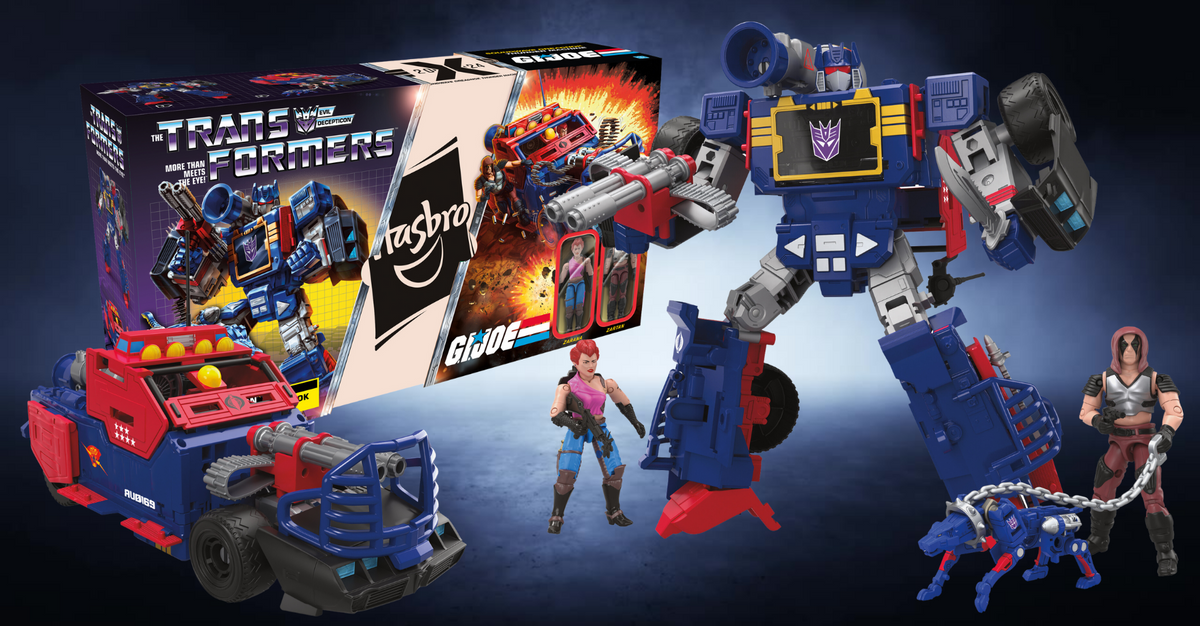 Transformers Collaborative G.I. Joe x Transformers Soundwave Dreadnok Thunder Machine, Zartan & Zarana