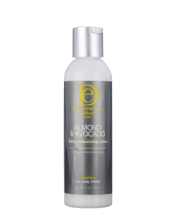 DESIGN ESSENTIALS ALMOND & AVOCADO DAILY MOISTURIZING LOTION 6OZ