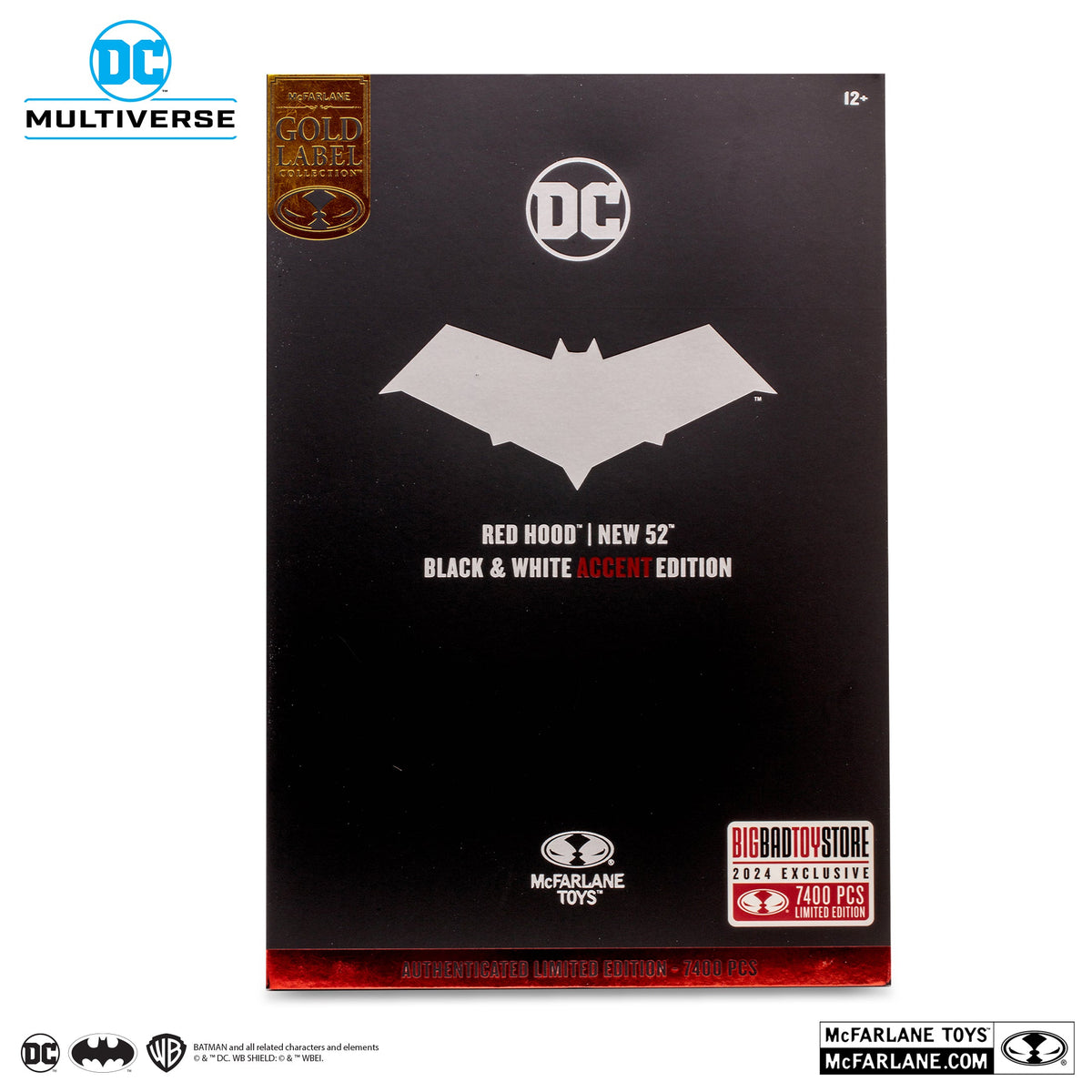 RED HOOD (NEW 52) BLACK & WHITE ACCENT EDITION GOLD LABEL
