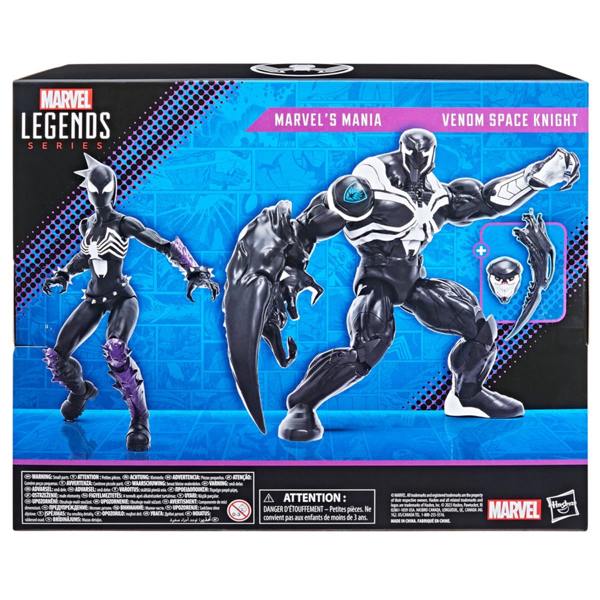 Venom Marvel Legends Mania and Venom Space Knight