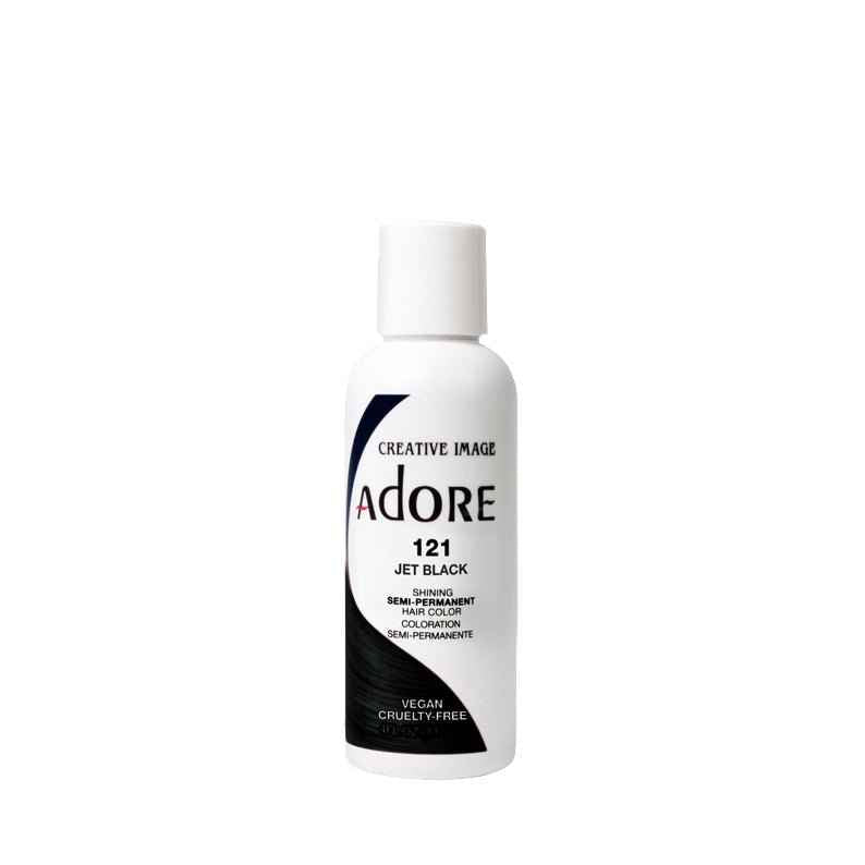 Adore Semi-Permanent Hair Color - 121 Jet Black 4 oz