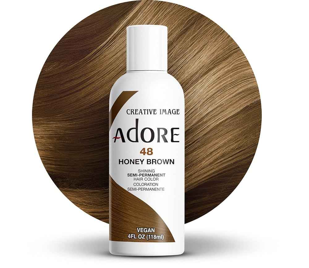 Adore Semi-Permanent Hair Color - 48 Honey Brown 4 oz