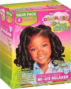 African Pride Dream Kids Creme Relaxer Reg 4xretouch