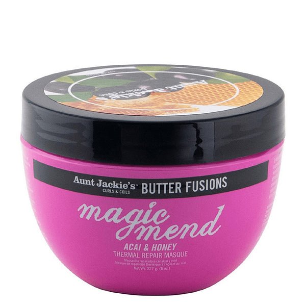 AUNT JACKIE'S Butter Fusions Magic Mend Acai & Honey Thermal Repair Masque 8oz