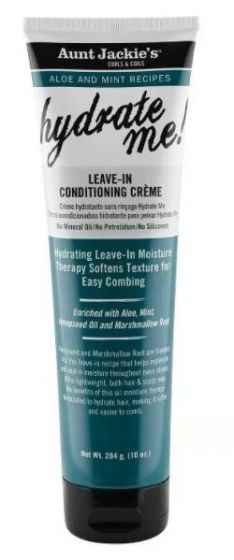 AUNT JACKIES CURLS & COILS HYDRATE ME! LEAVE-IN CONDITIONING CREME 10OZ