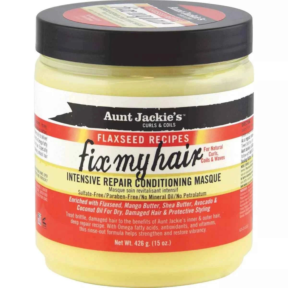 Aunt Jackie's Fix My Hair Intensive Repair Conditioning Masque - 15 oz