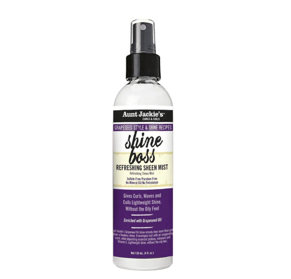 AUNT JACKIE'S Grapeseed Shine Boss Refreshing Sheen Mist (4oz)