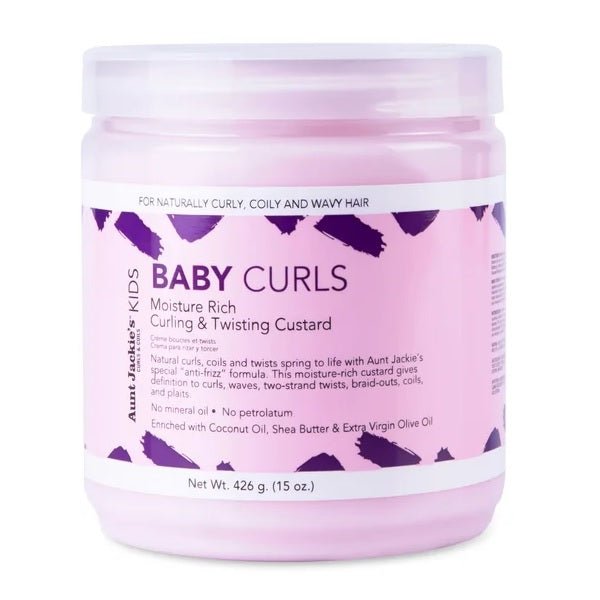 AUNT JACKIE'S KIDS BABY GIRL CURL CUSTARD 15OZ