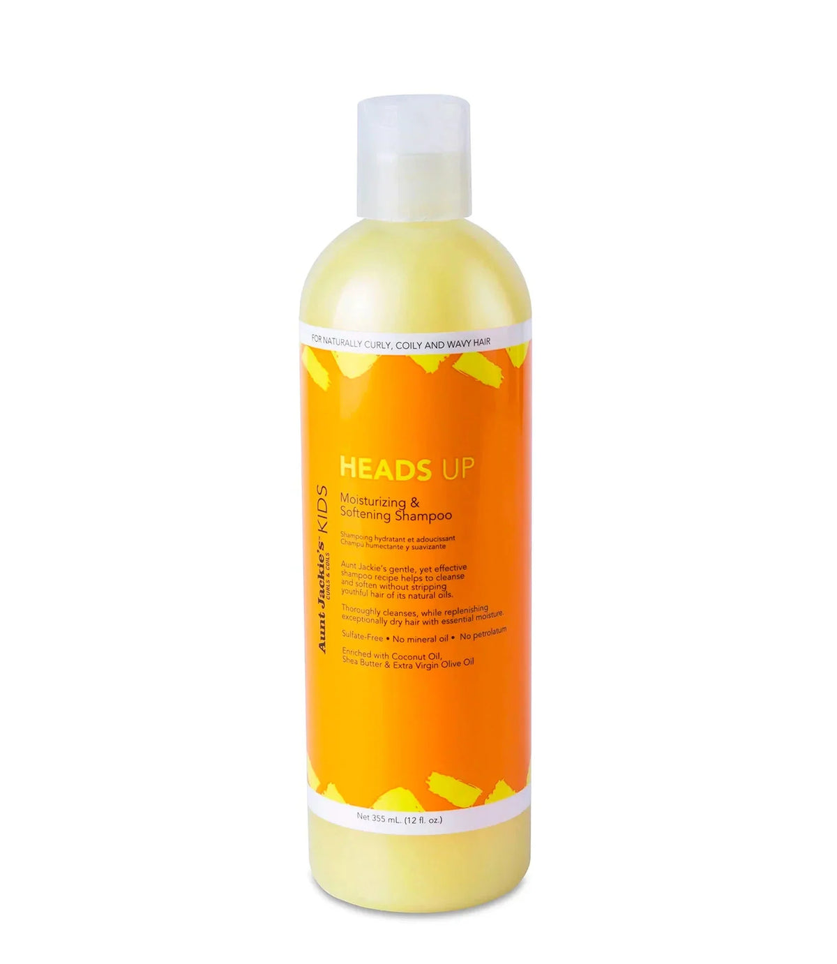 AUNT JACKIE'S KIDS HEADS UP Moisturizing & Softening Shampoo 12oz