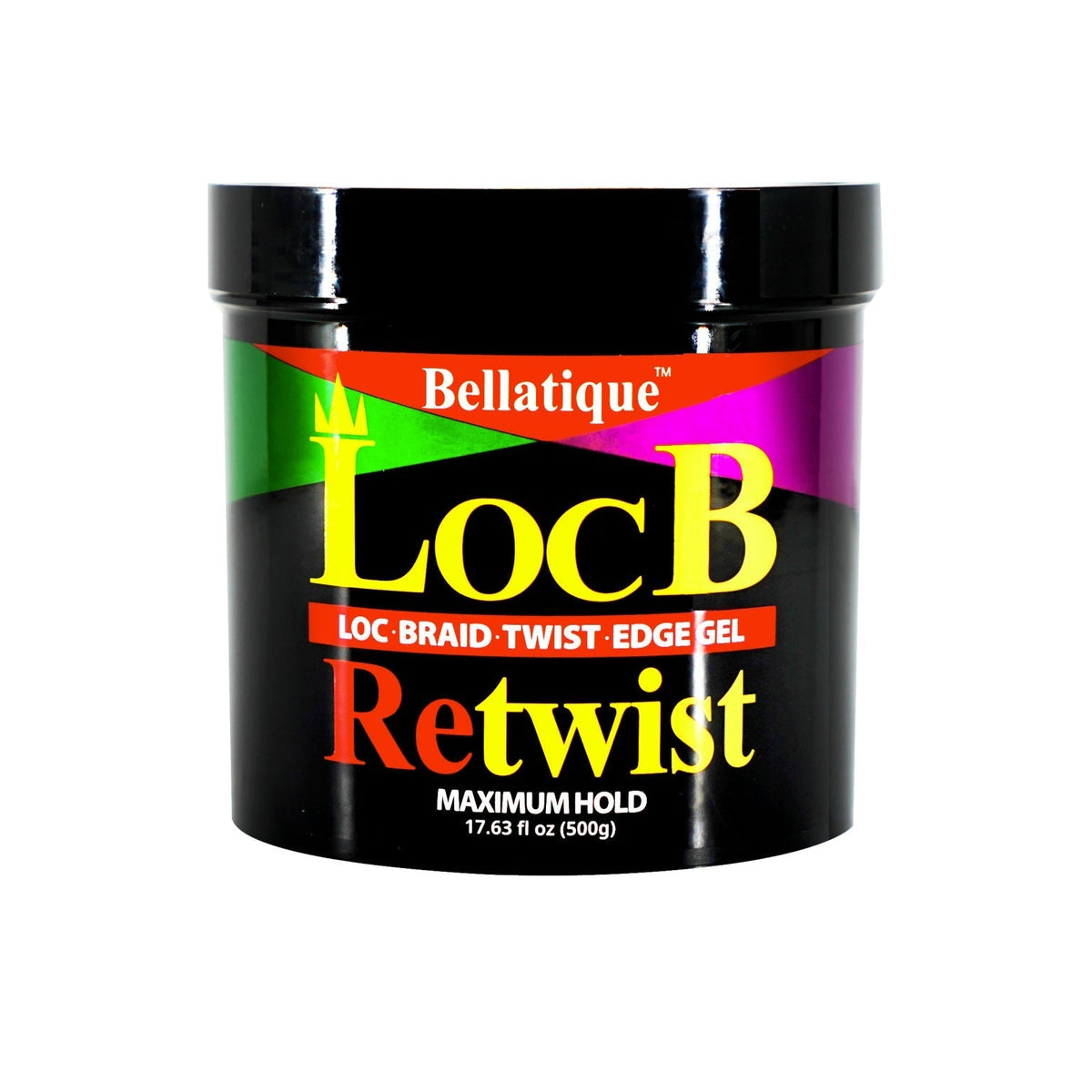 Bellatique Locb Maximum Hold Loc Braid Twist Edge Gel 17.63 oz
