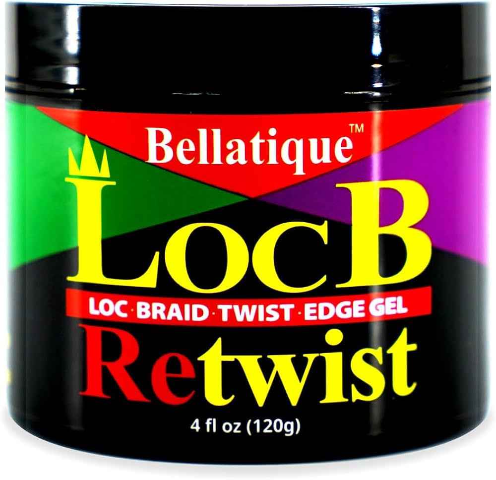 Bellatique Locb Maximum Hold Loc Braid Twist Edge Gel 4 oz