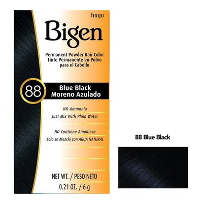 Bigen Permanent Powder Hair Color 88 - Blue Black