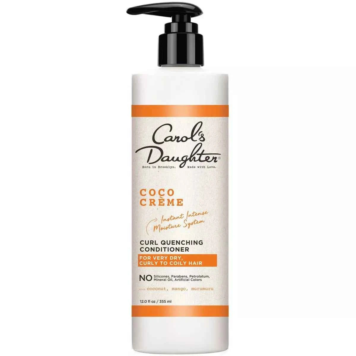 Carol's Daughter Coco Crème Curl Quenching Conditioner with Coconut Oil for Very Dry Hair 12 oz