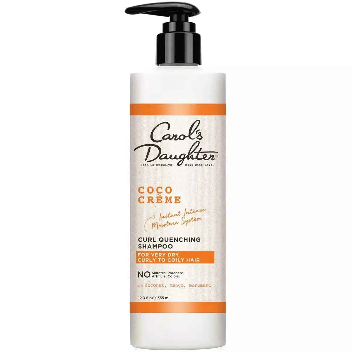 Carol's Daughter Coco Crème Curl Quenching Shampoo with Coconut Oil for Very Dry Hair 12 oz