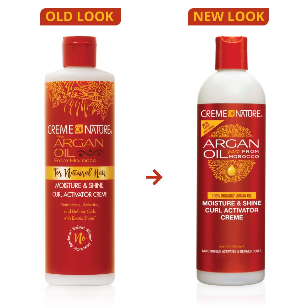 CREME OF NATURE Argan Oil Moisture & Shine Curl Activator Creme 12oz