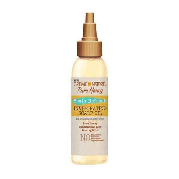 Creme of Nature Pure Honey Scalp Refresh Invigorating Scalp Oil 4 oz
