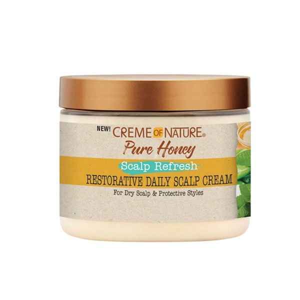 Creme of Nature Pure Honey Scalp Refresh Restorative Daily Scalp Cream 4.7 oz