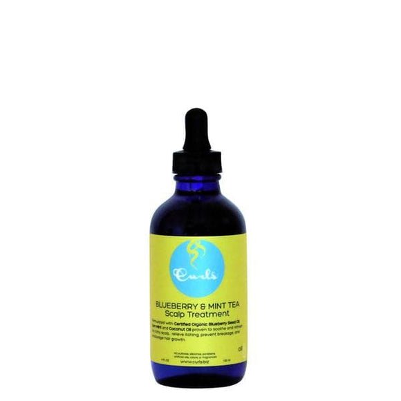 Curls Blueberry & Mint Tea Hair Growth & Scalp Treatment 4oz.