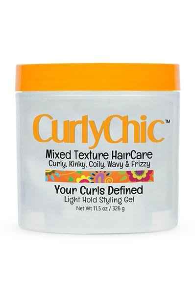 CurlyChic Mixed Texture Haircare Light Hold Styling Gel 11.5 oz