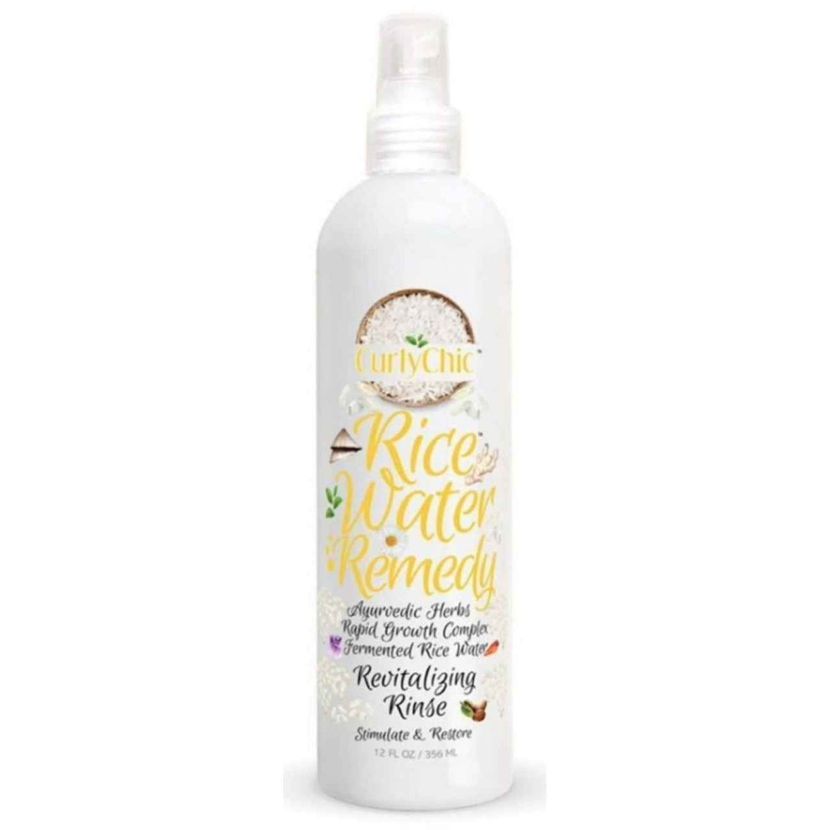 CurlyChic Rice Water Remedy Revitaliing Rinse 8 oz