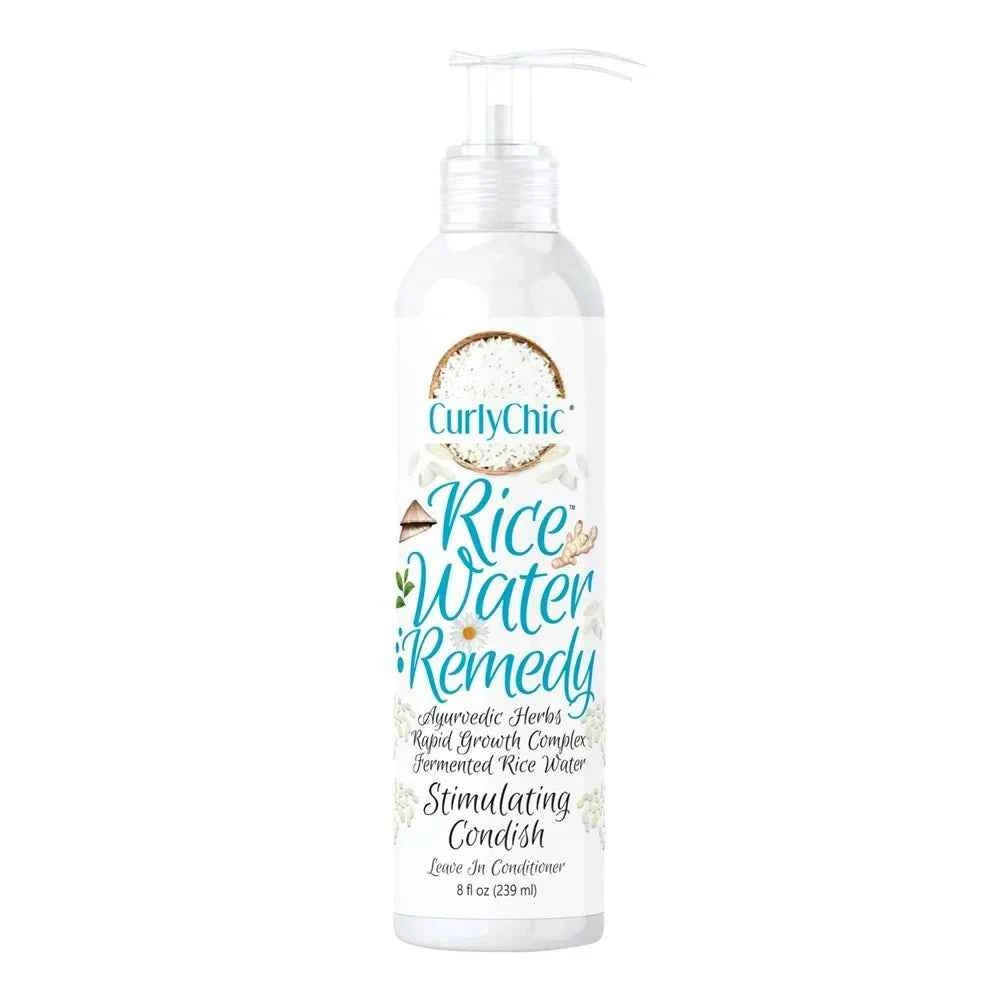 CurlyChic Rice Water Remedy Stimulating Condish 8 oz