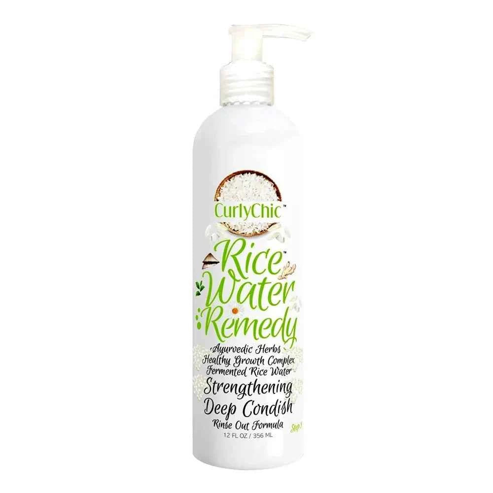 CurlyChic Rice Water Remedy Strengthening Condish 8 oz