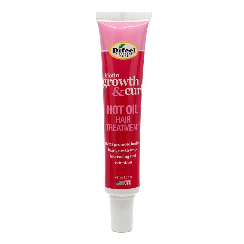 DIFEEL BIOTIN GROWTH & CURL HOT OIL HAIR TREATMENT 1.5OZ