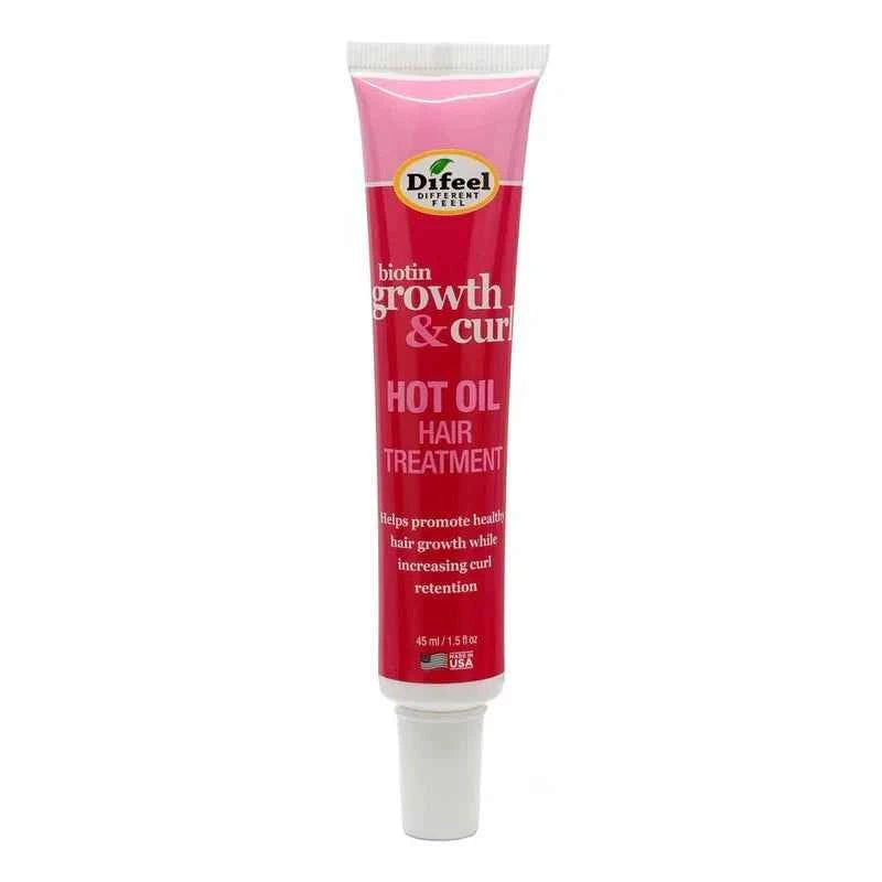 Difeel Biotin Growth & Curl Hot Oil Hair Treatment 1.5 oz