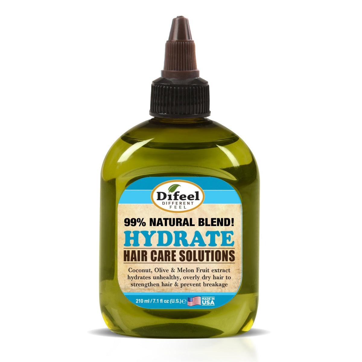 DIFEEL 99% Natural Hair Care Solutions - Hydrate Hair Oil 7.1 oz.