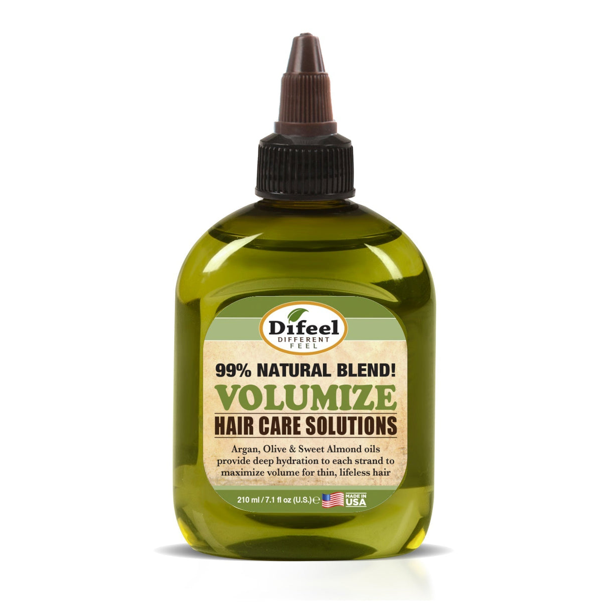 DIFEEL 99% Natural Hair Care Solutions - Volumize Hair Oil 7.1 oz.